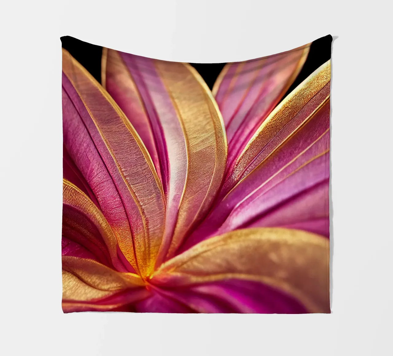 Makro Murraya Blume Fleecedecke von Bold Blooms