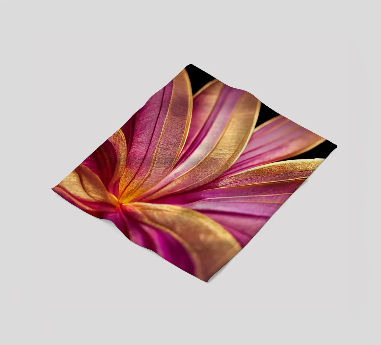 Makro Murraya Blume Fleecedecke von Bold Blooms