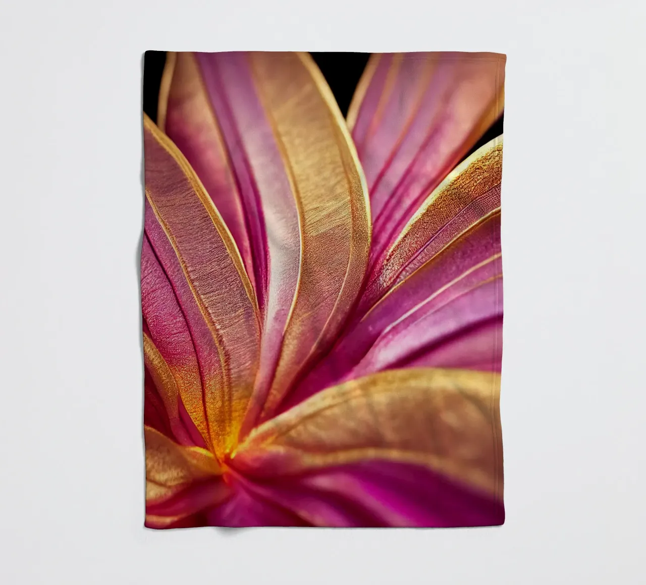 Makro Murraya Blume Fleecedecke von Bold Blooms