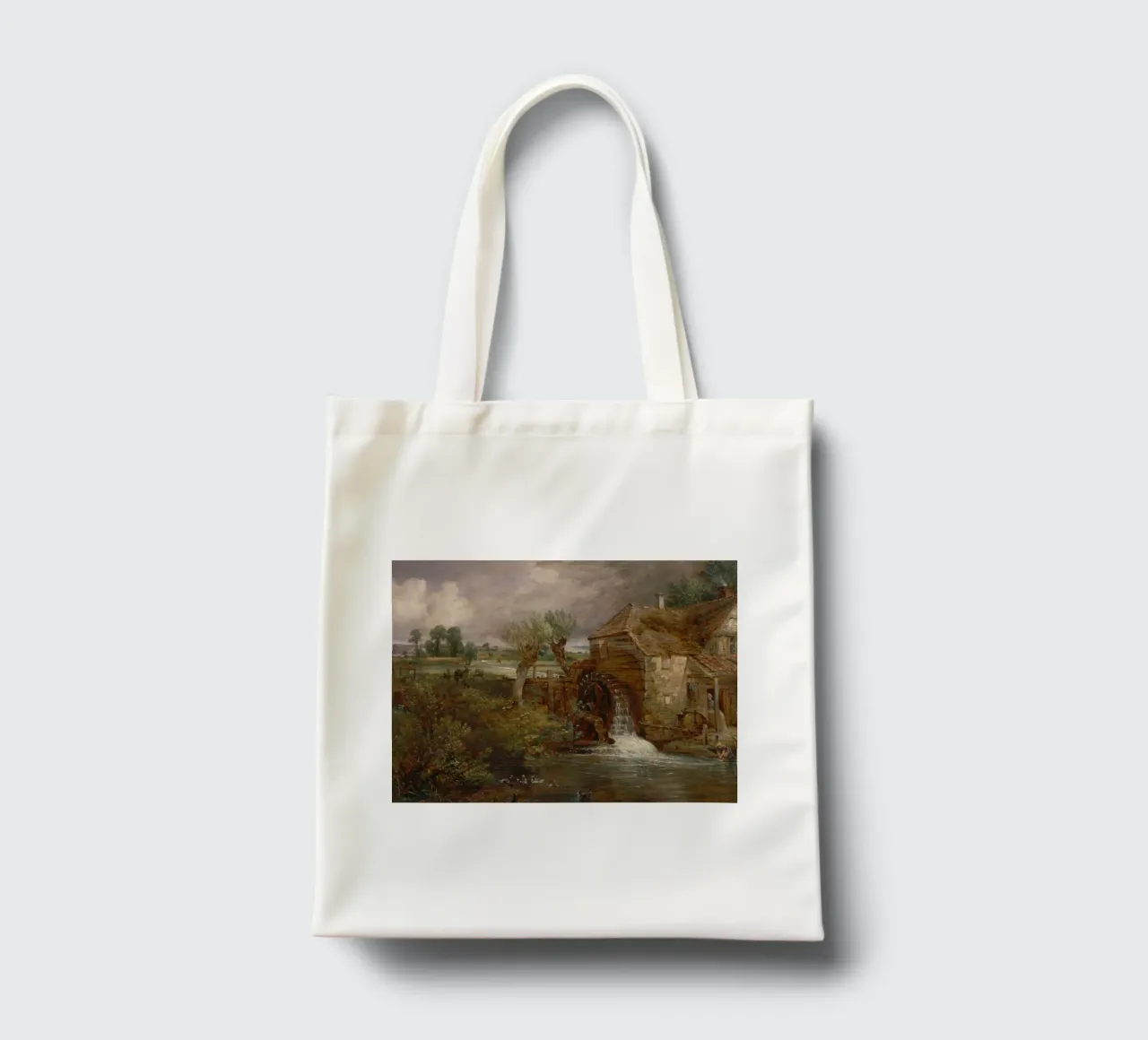 John Constable - Mulino di Parham, Gillingham borsa in juta da Timeless Artworks