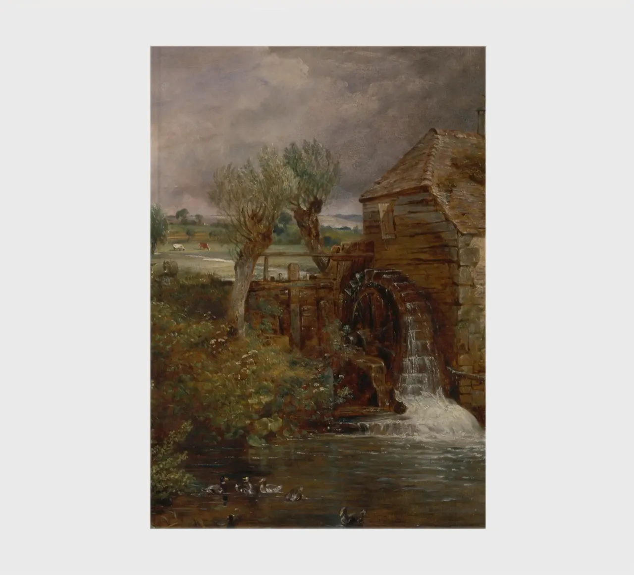 John Constable - Parham Mill, Gillingham notebook by Timeless Artworks