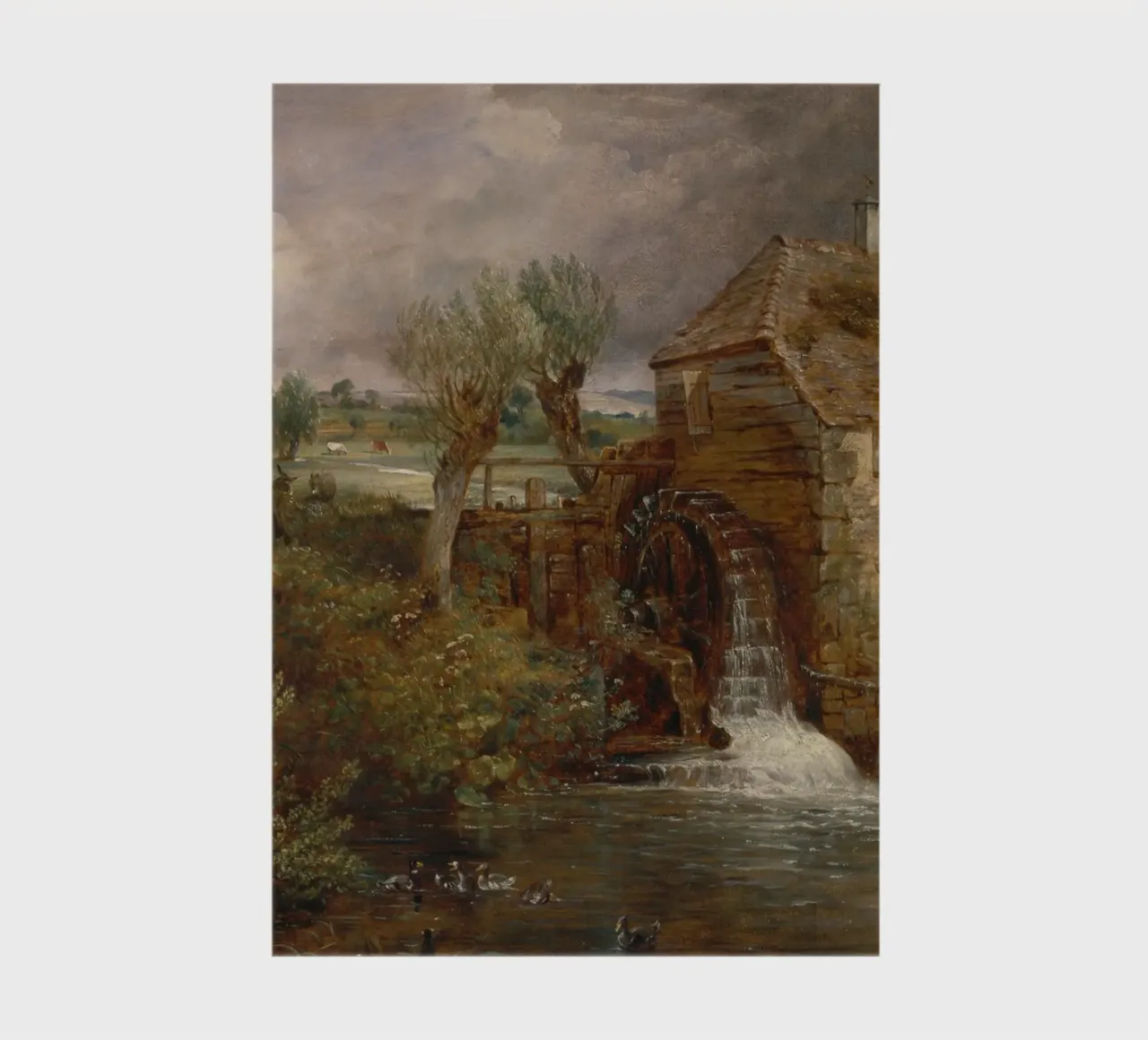 John Constable - Parham Mill, Gillingham notebook by Timeless Artworks