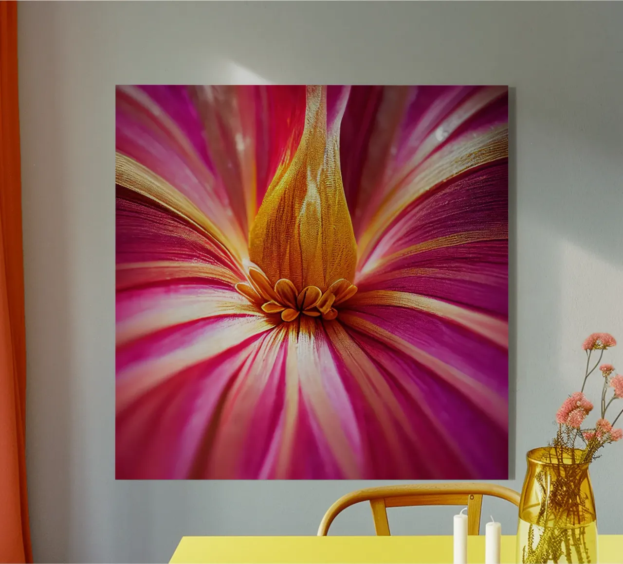 Macro fiore di Murraya plexiglass da Bold Blooms