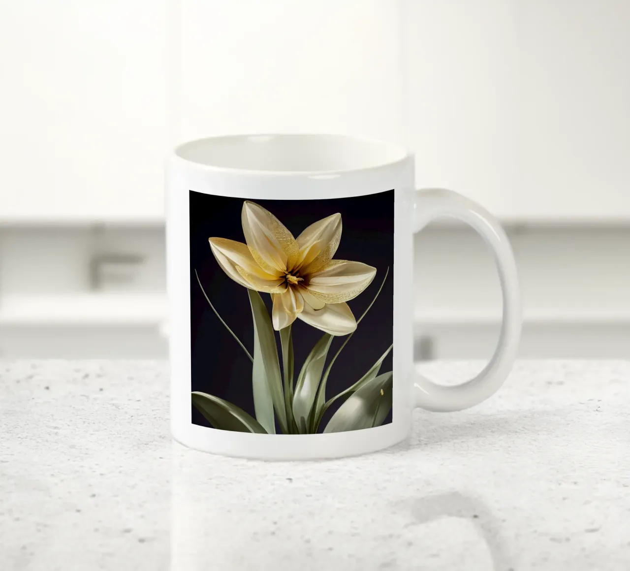 Macro fiore di narciso tazza in ceramica da Bold Blooms