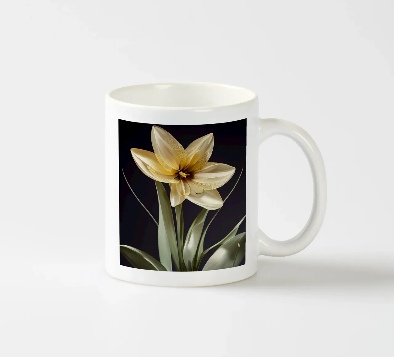 Macro fiore di narciso tazza in ceramica da Bold Blooms