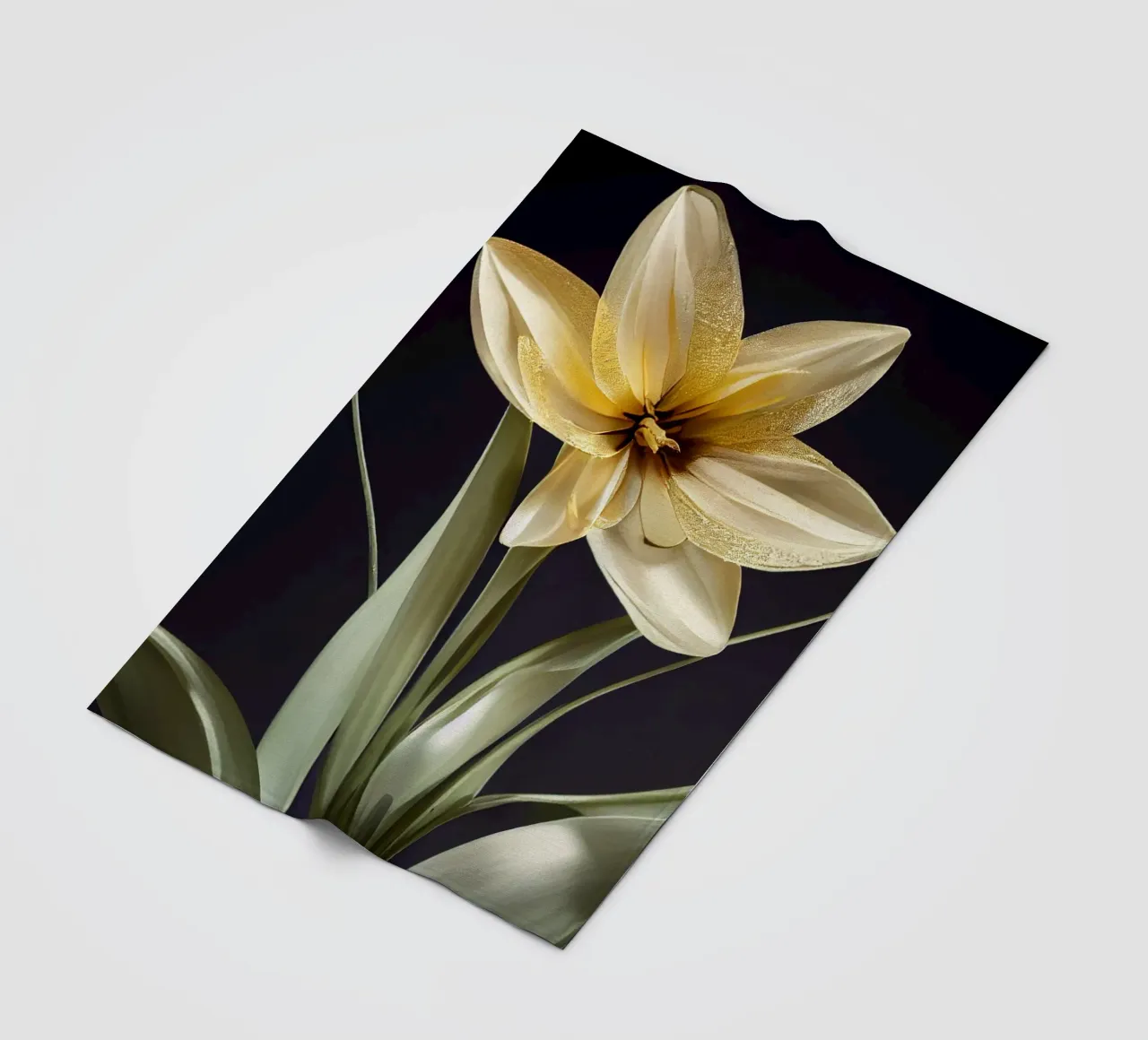 Macro fiore di narciso coperta in pile da Bold Blooms