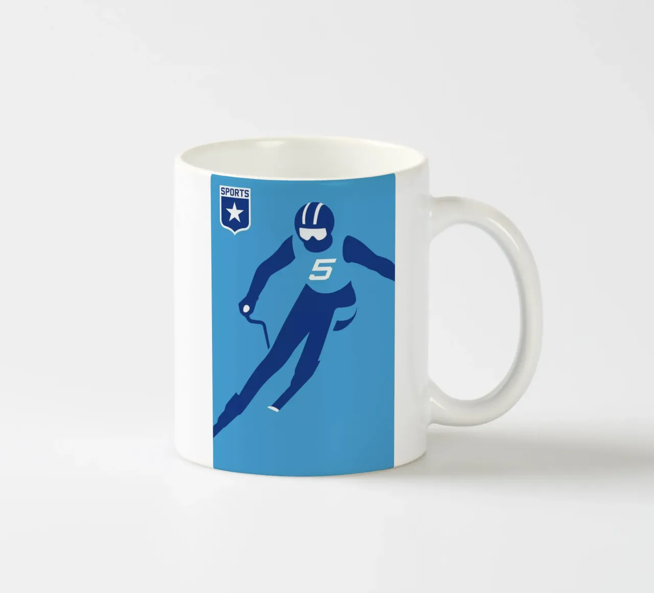 Slalom tazza in ceramica da Bo Lundberg