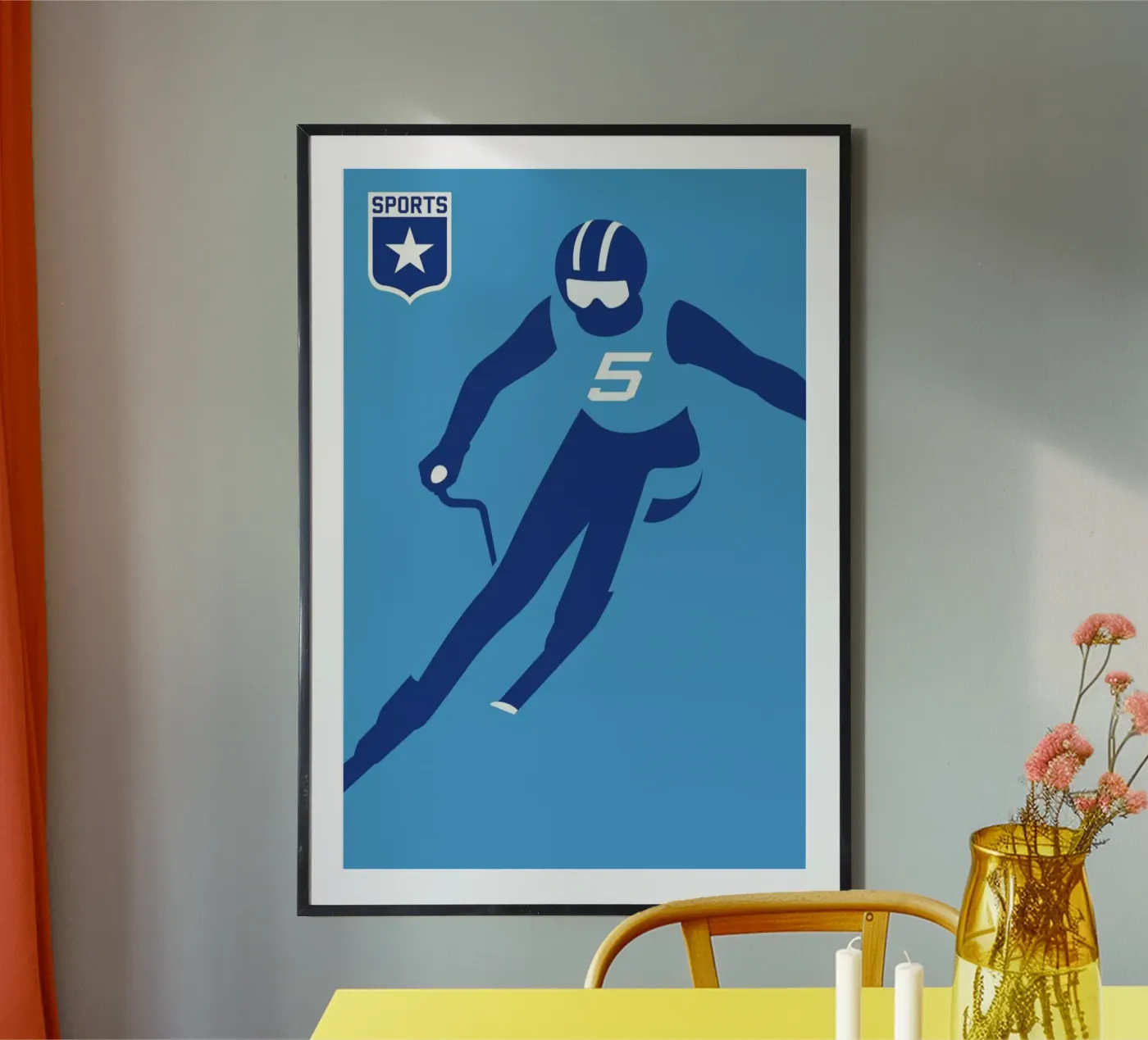 Slalom poster da Bo Lundberg