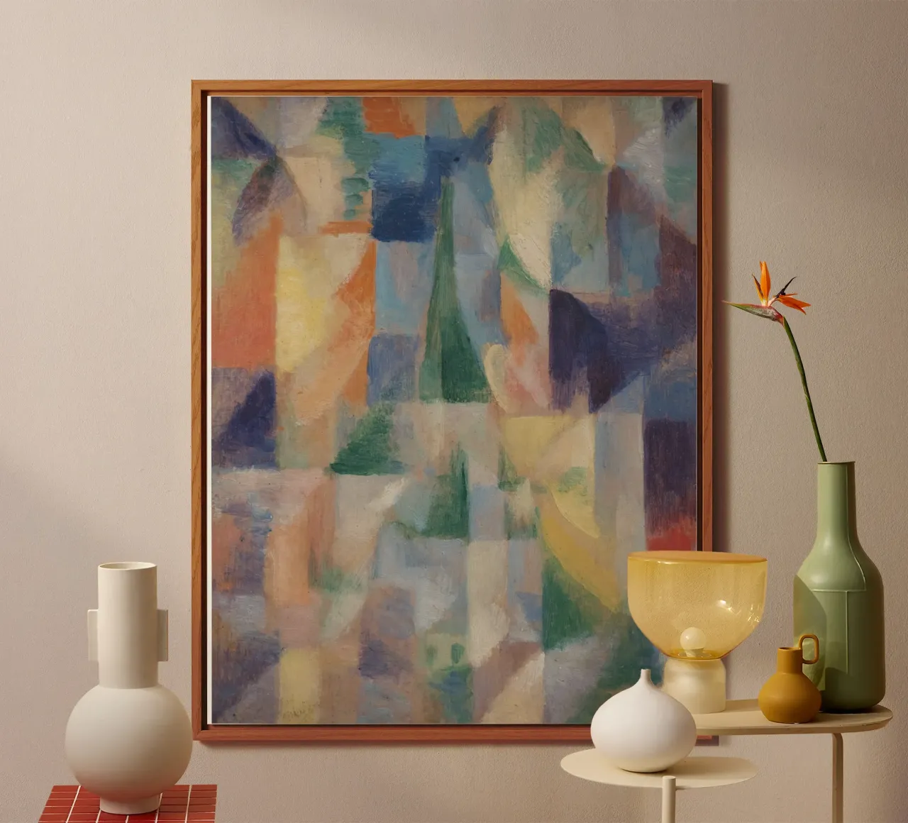 robert delaunay - Window alu-dibond by Timeless Artworks