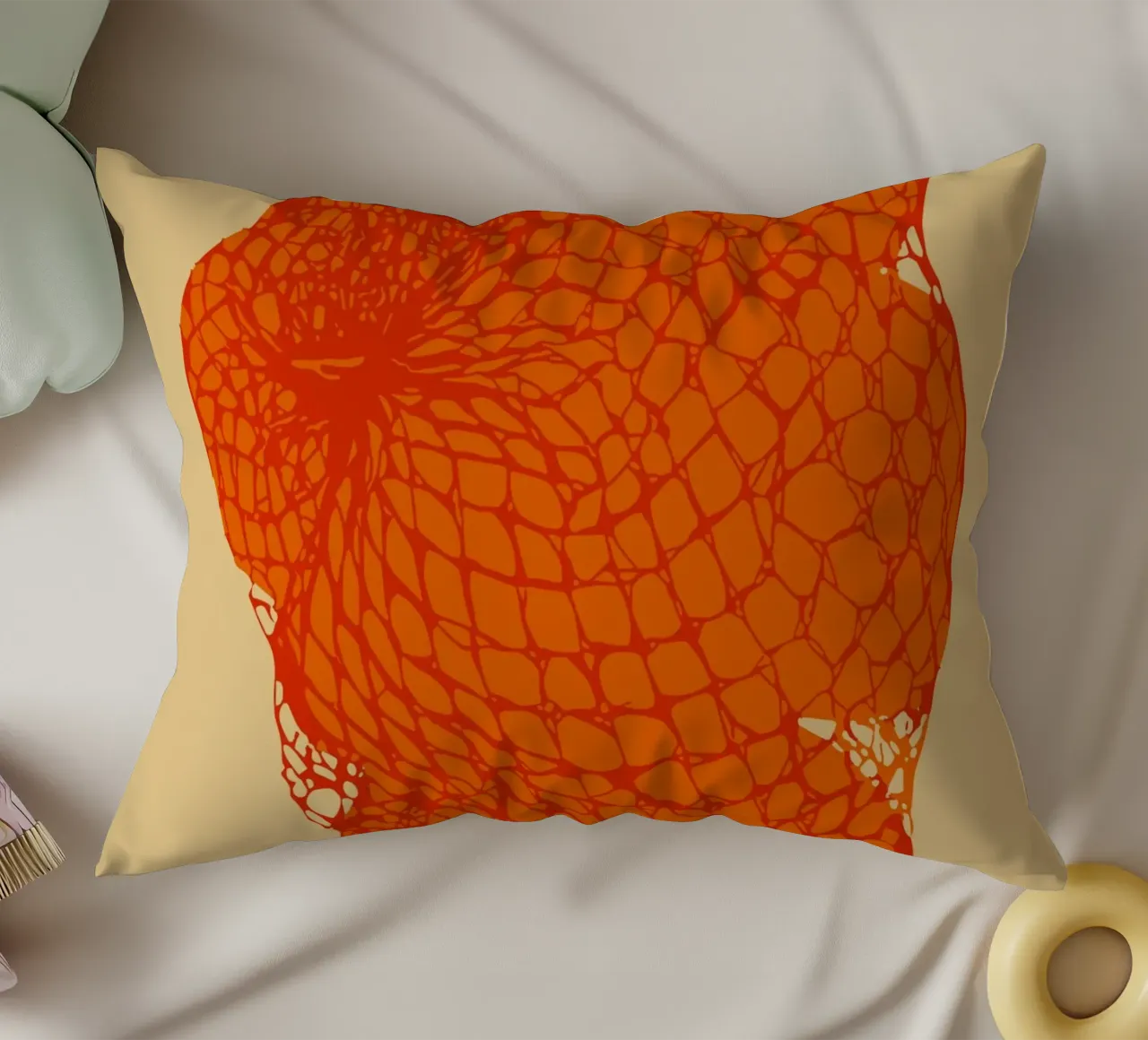 abstract mesh decorative cushion by ramosashop