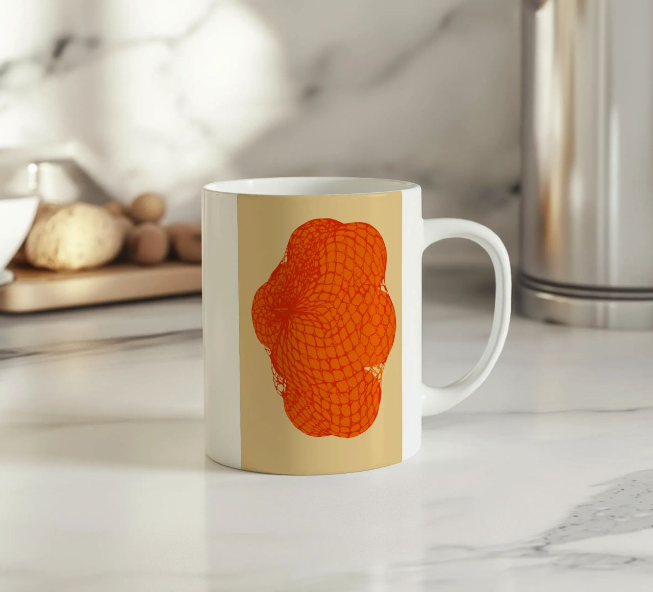 abstract mesh tazza in ceramica da ramosashop