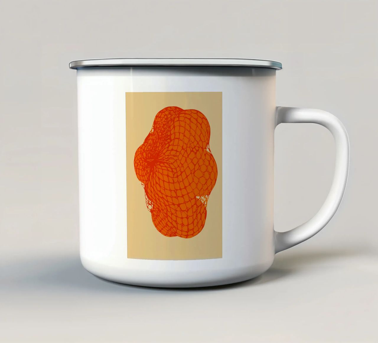 abstract mesh tazza in smalto da ramosashop