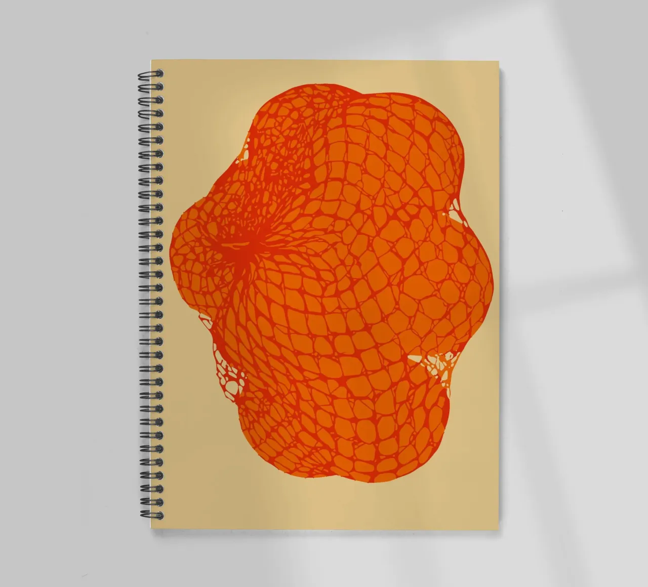 abstract mesh spiral notebook by ramosashop