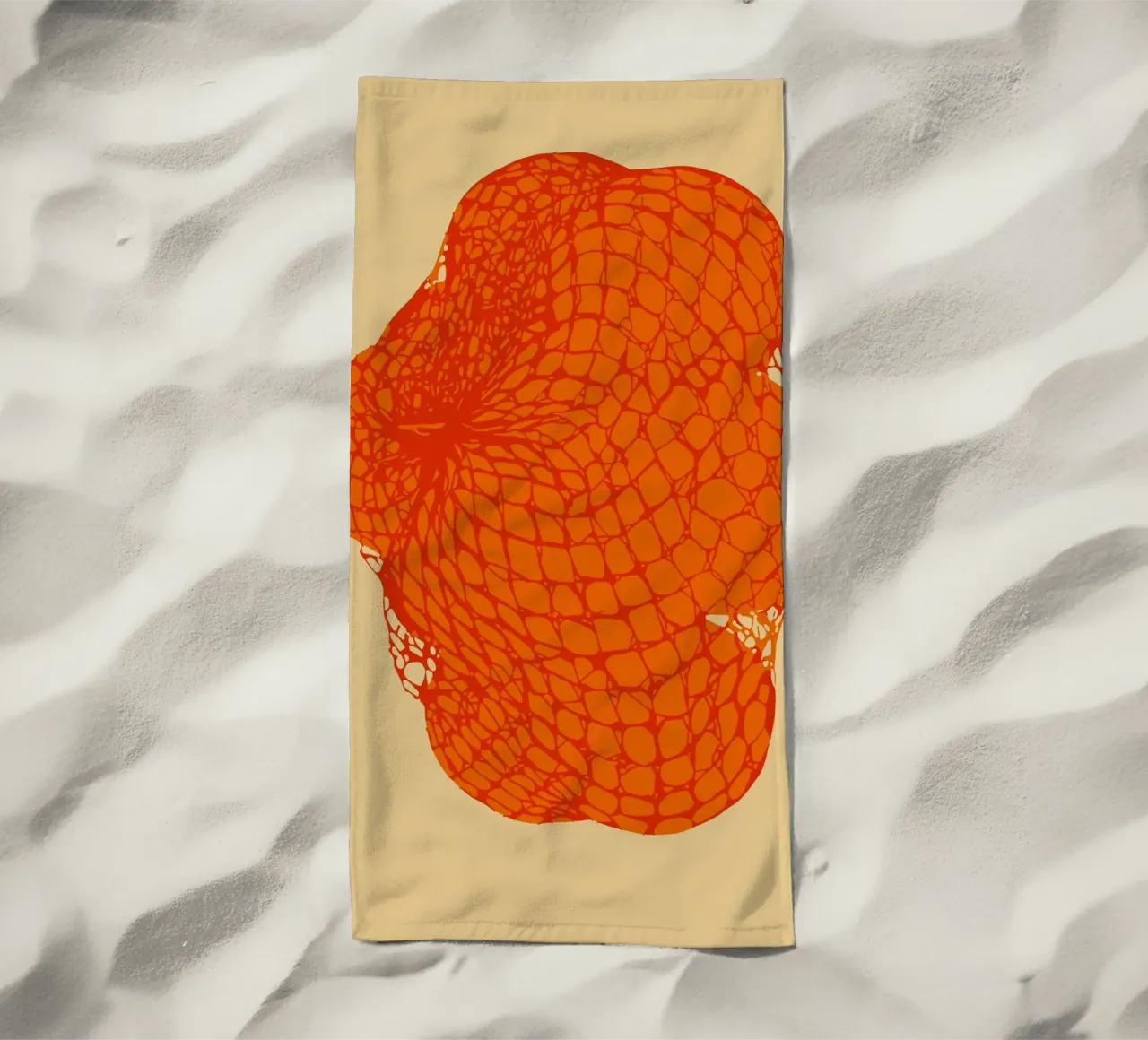 abstract mesh Strandtuch von ramosashop