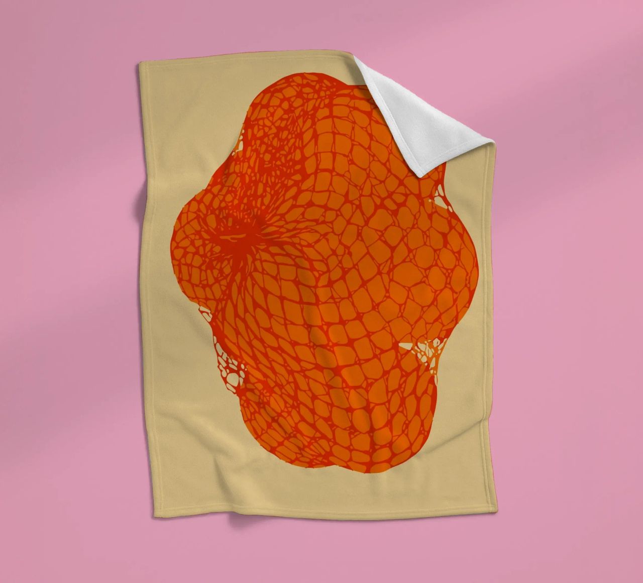 abstract mesh coperta in pile da ramosashop