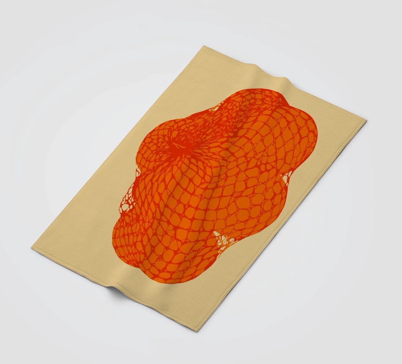 abstract mesh coperta in pile da ramosashop