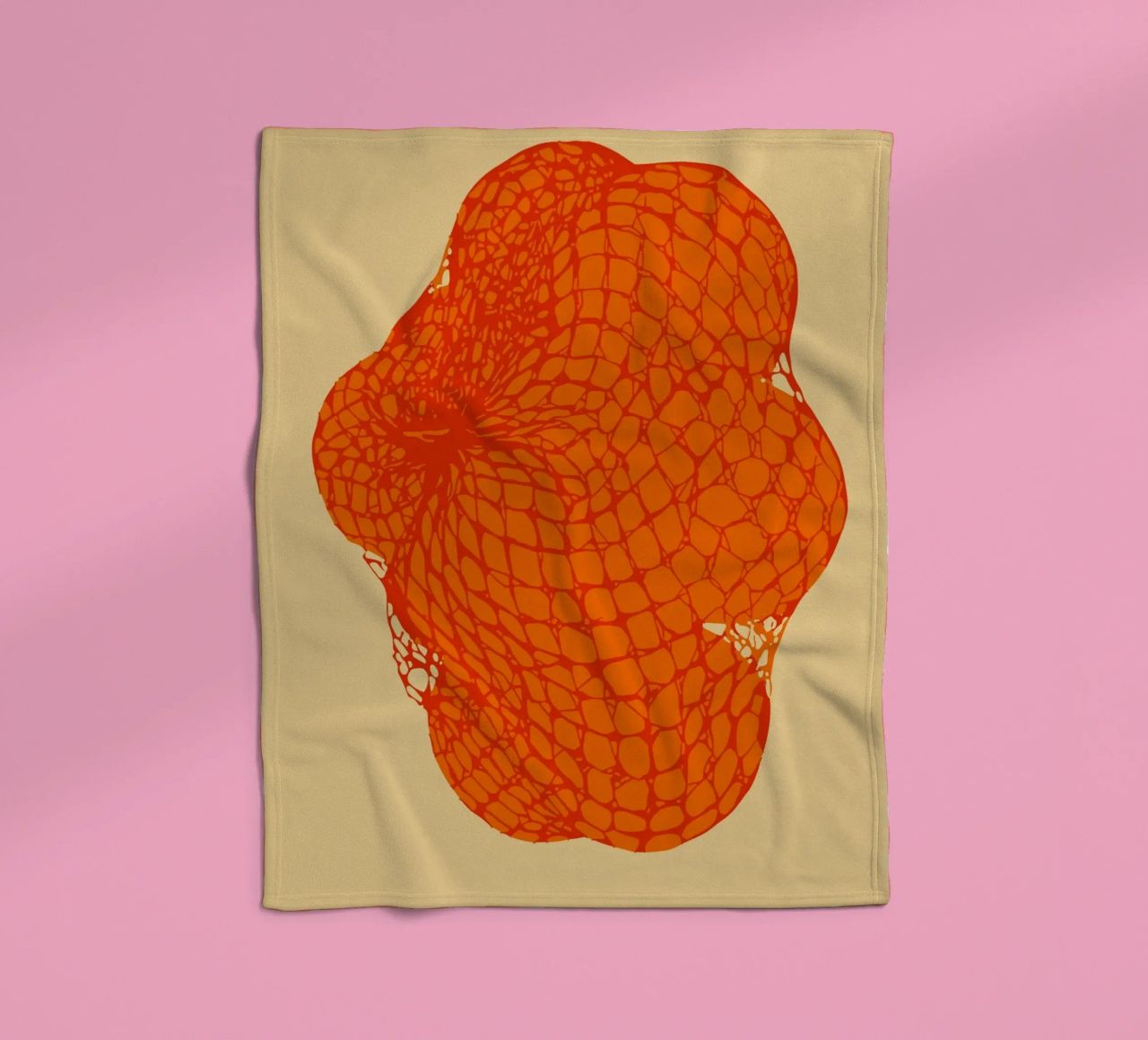 abstract mesh coperta in pile da ramosashop