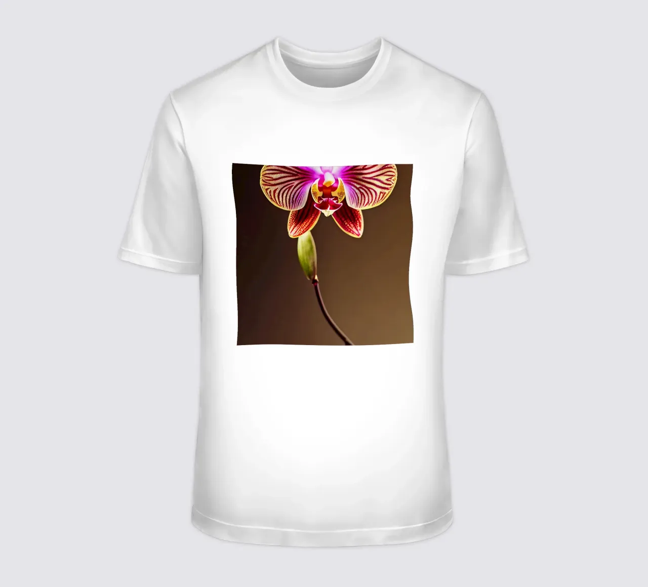 Makro Orchidee Blume T-Shirt von Bold Blooms