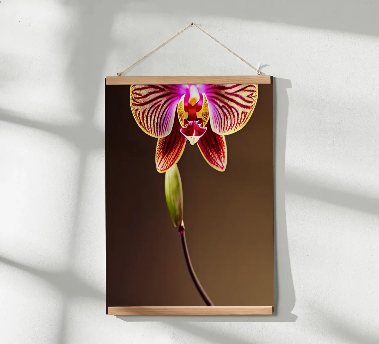 Macro Orchid Flower hahnemühle by Bold Blooms