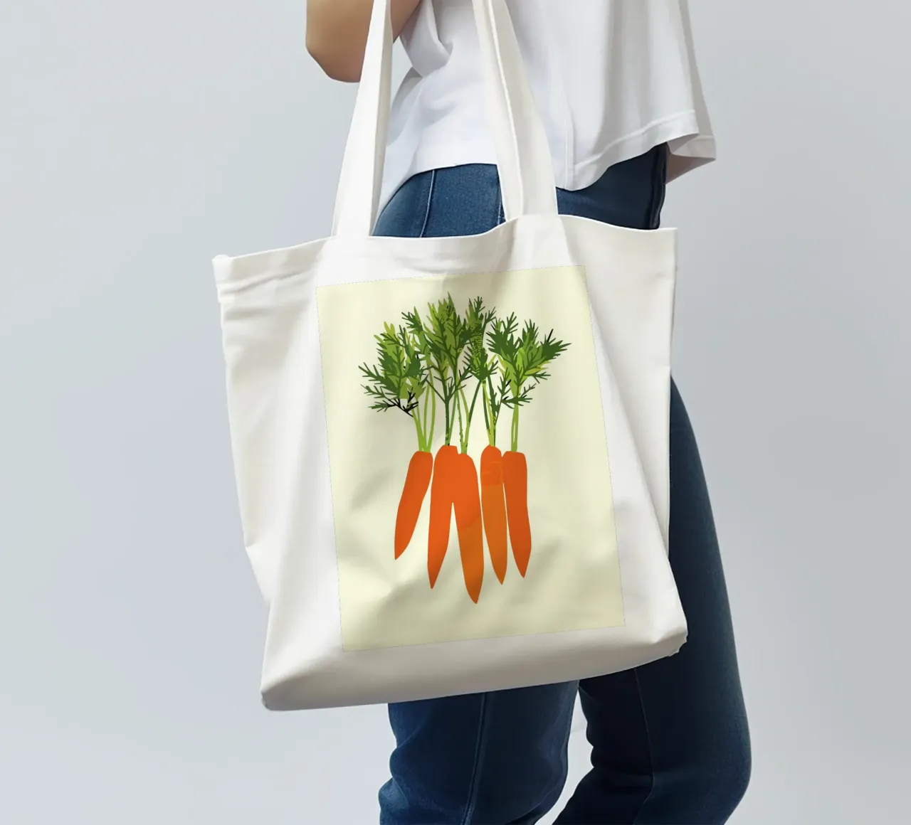 orange carrots tote bag by ramosashop