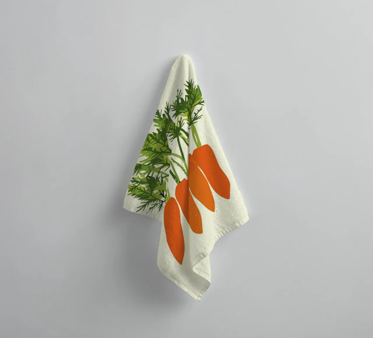 orange carrots towel by ramosashop