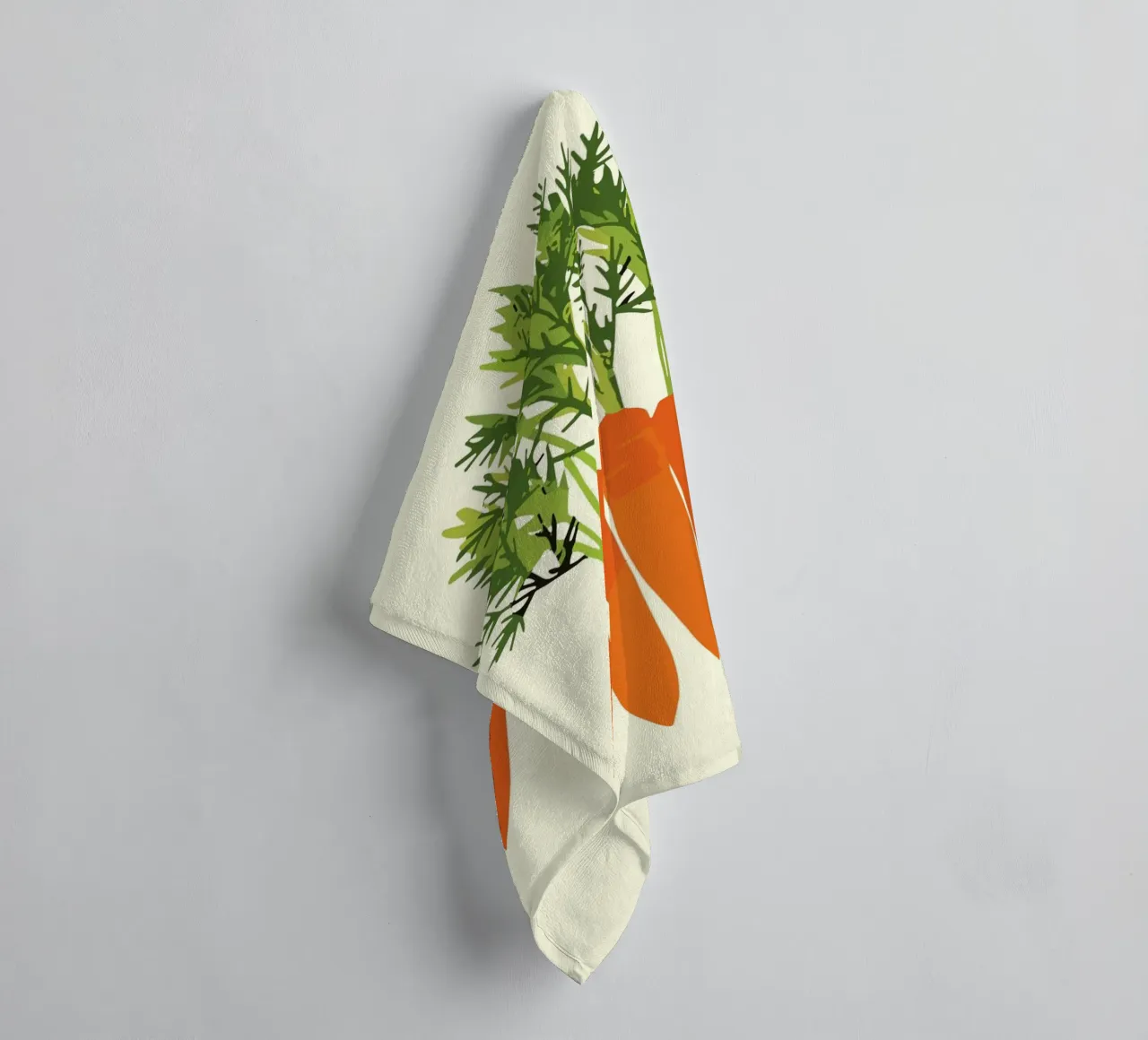 orange carrots towel by ramosashop