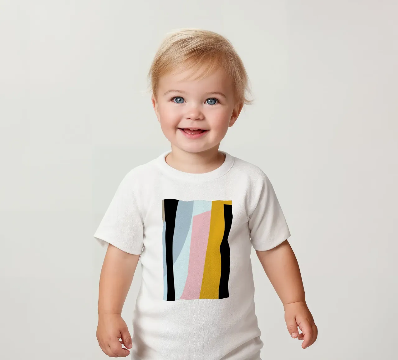 Pastel 2 baby t-shirt by Jonathan Lawes
