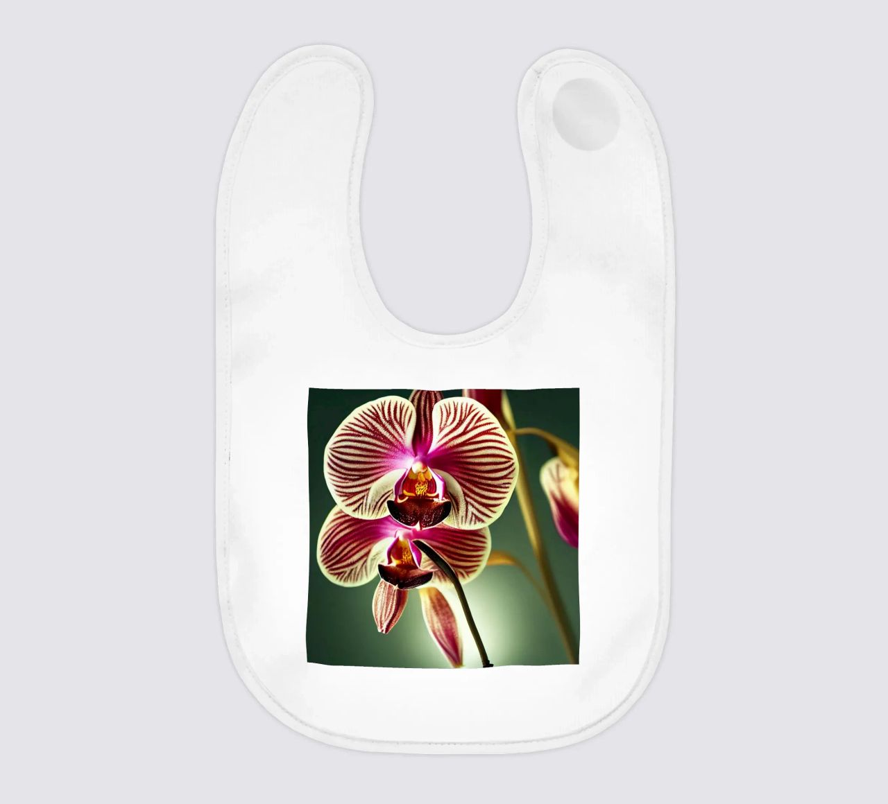 Macro fiore di orchidea bavaglino da Bold Blooms