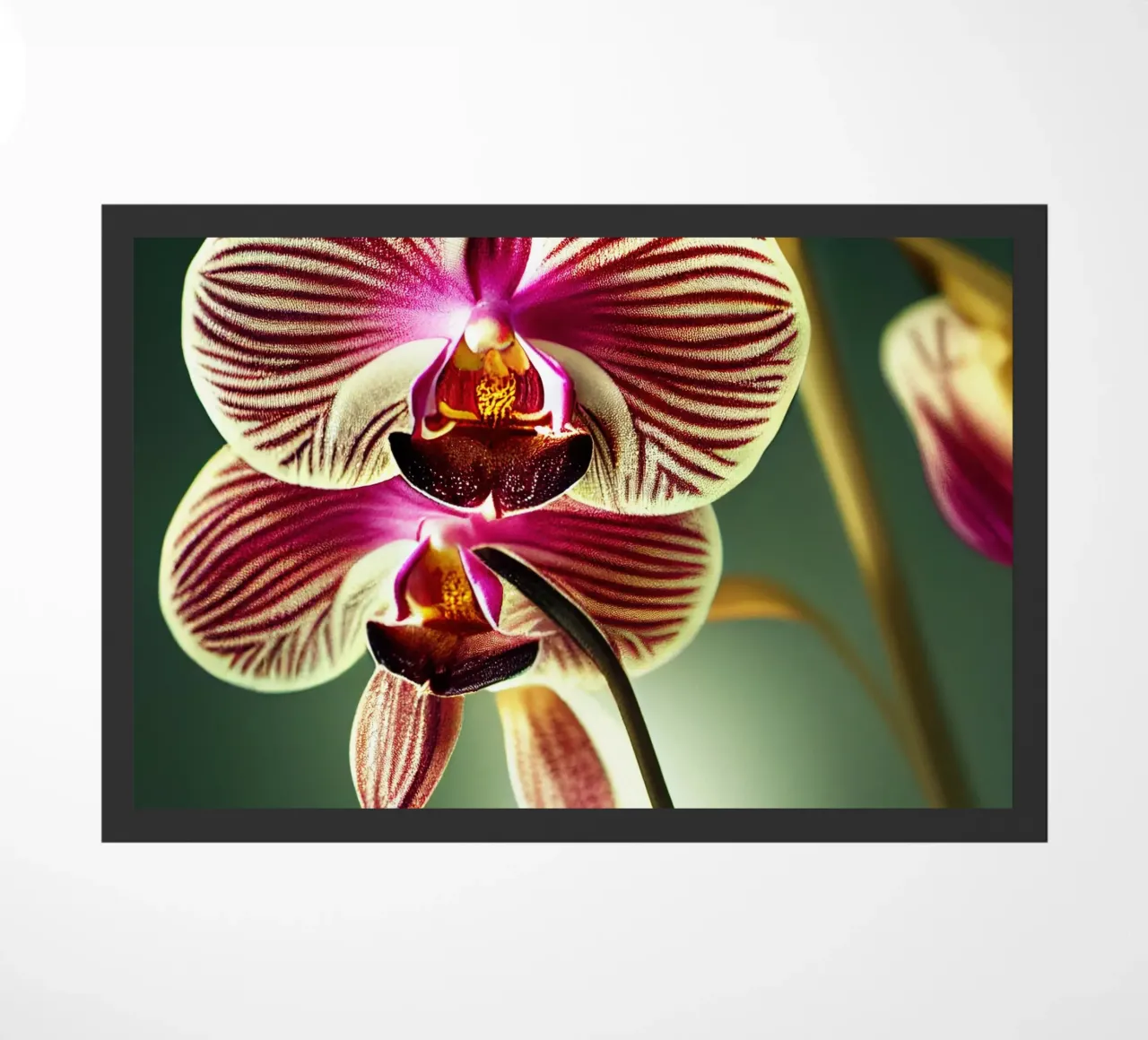 Macro Flor de orquídea felpudo de Bold Blooms
