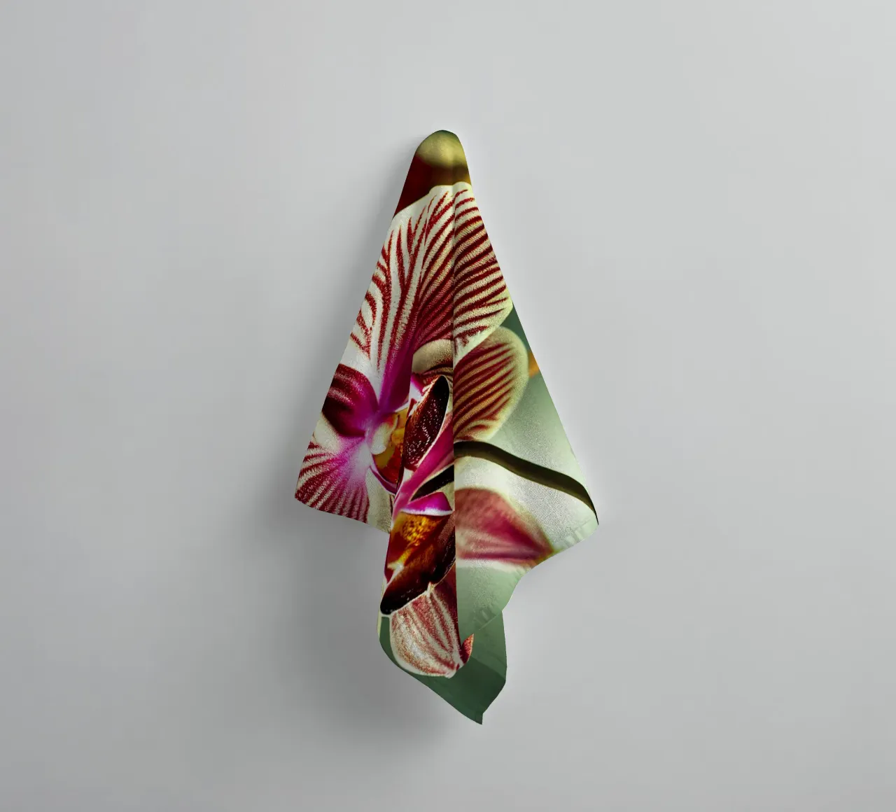 Makro Orchidee Blume Handtuch von Bold Blooms