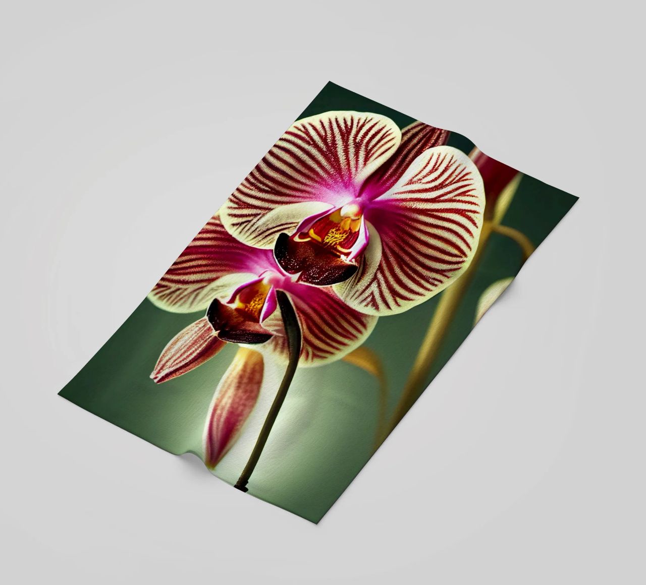 Macro fiore di orchidea telo mare da Bold Blooms