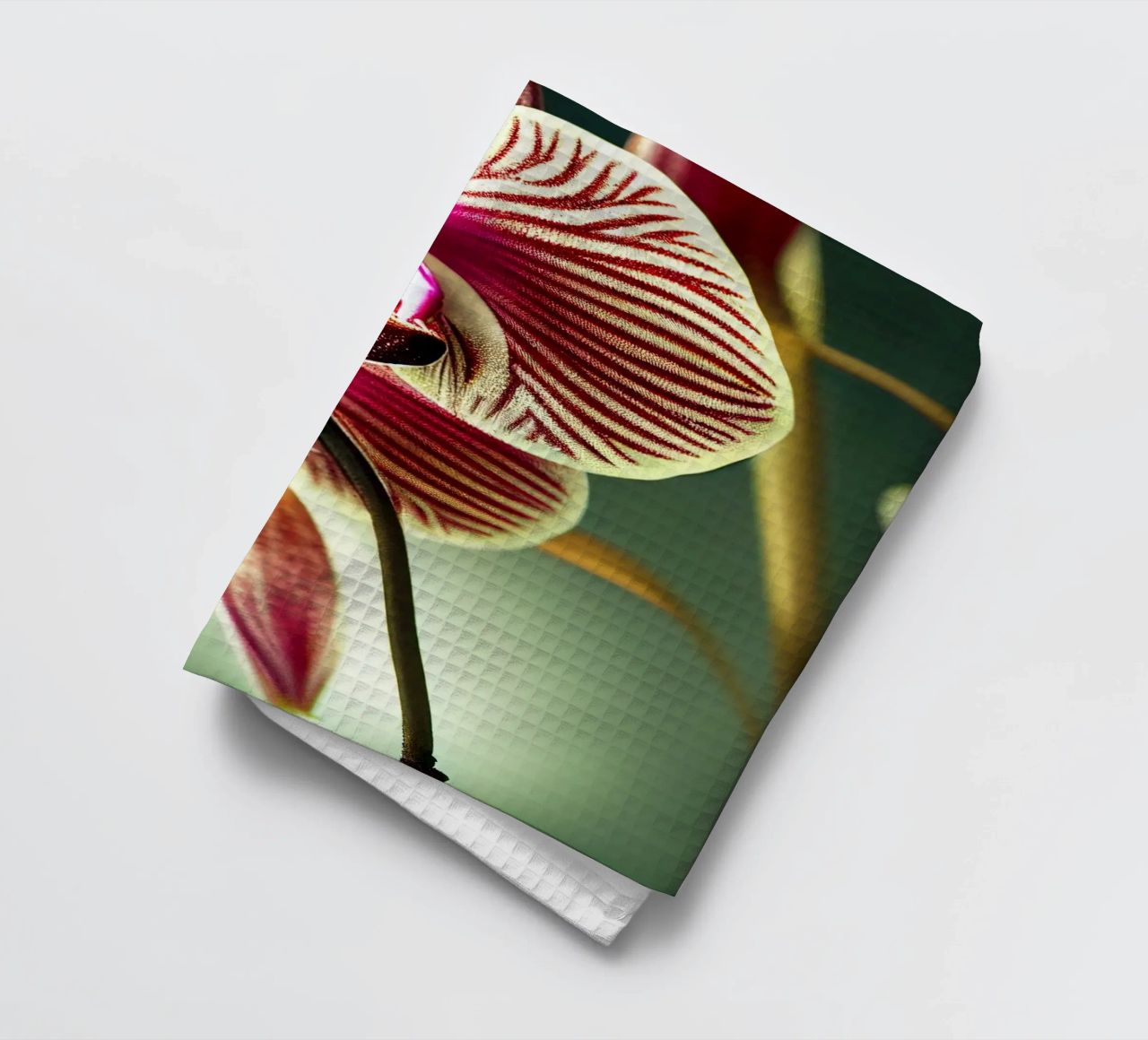 Macro fiore di orchidea canovaccio da cucina da Bold Blooms