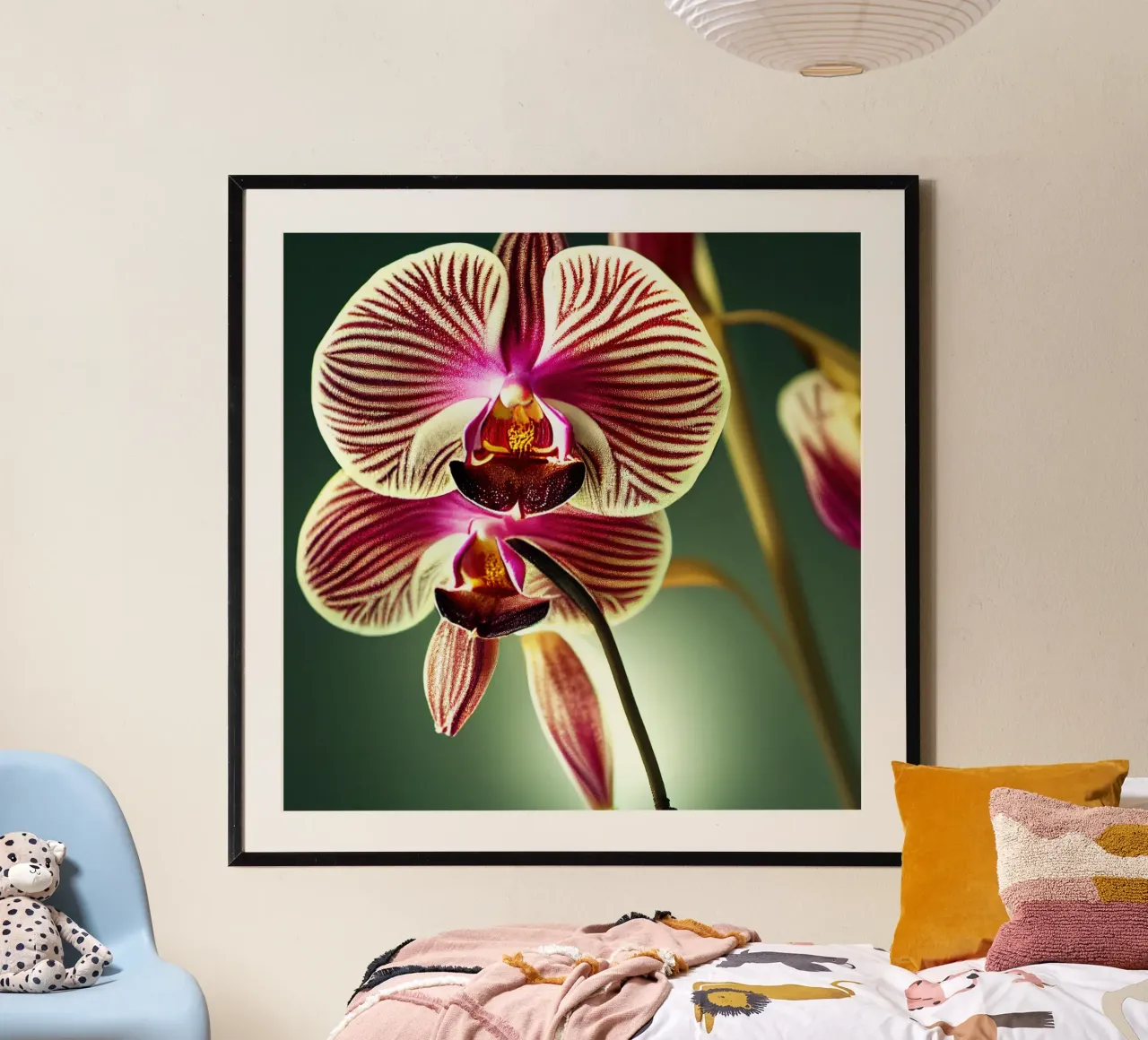 Makro Orchidee Blume Hahnemühle von Bold Blooms