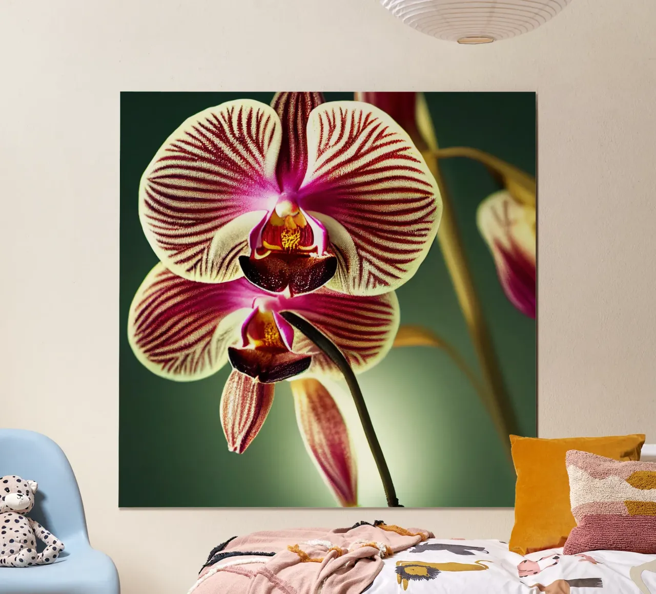 Makro Orchidee Blume Hahnemühle von Bold Blooms