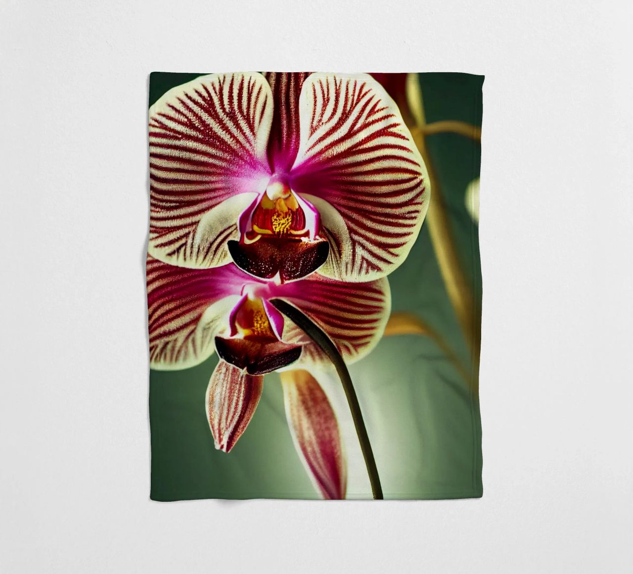 Macro fiore di orchidea coperta in pile da Bold Blooms