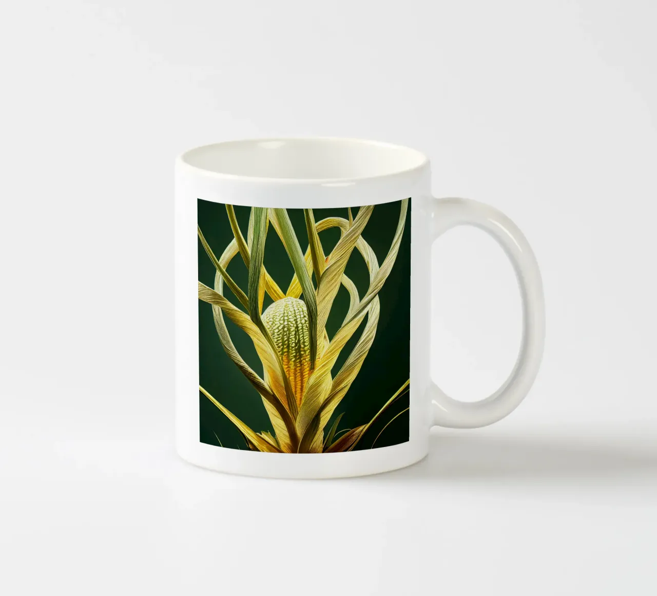 Macro fiore di pandano tazza in ceramica da Bold Blooms