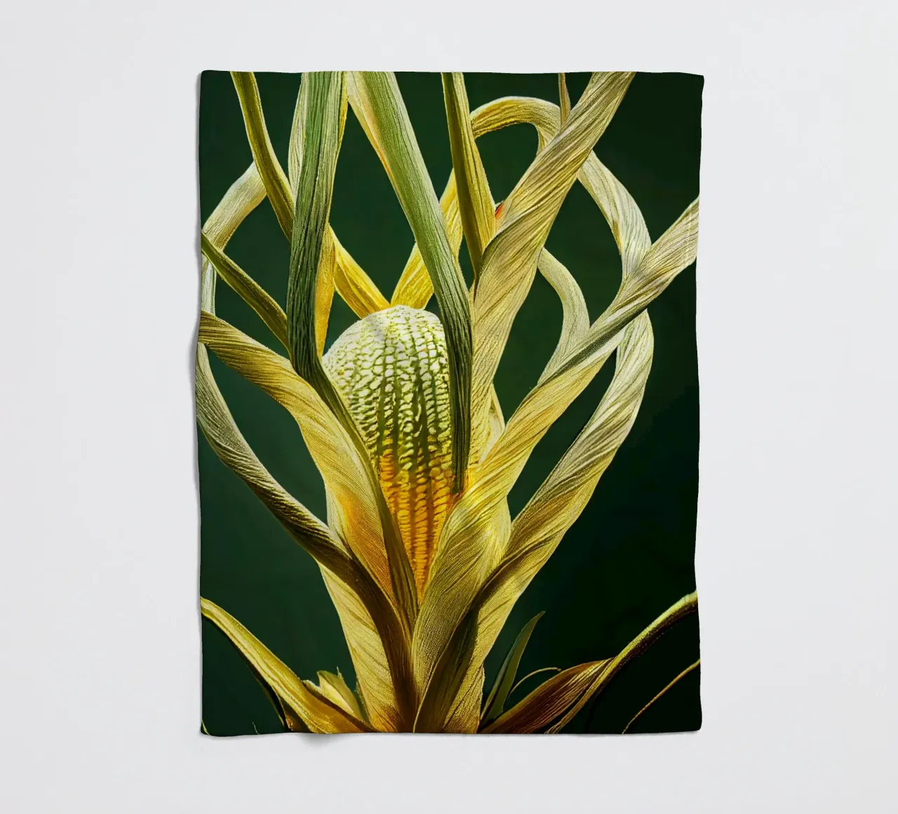 Macro fiore di pandano coperta in pile da Bold Blooms