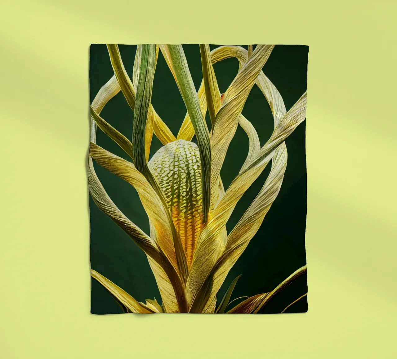Macro fiore di pandano coperta in pile da Bold Blooms
