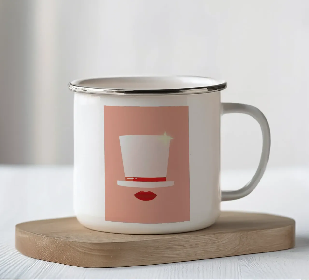 St. Pauli - Burlesque tazza in smalto da Bureau Bald GmbH