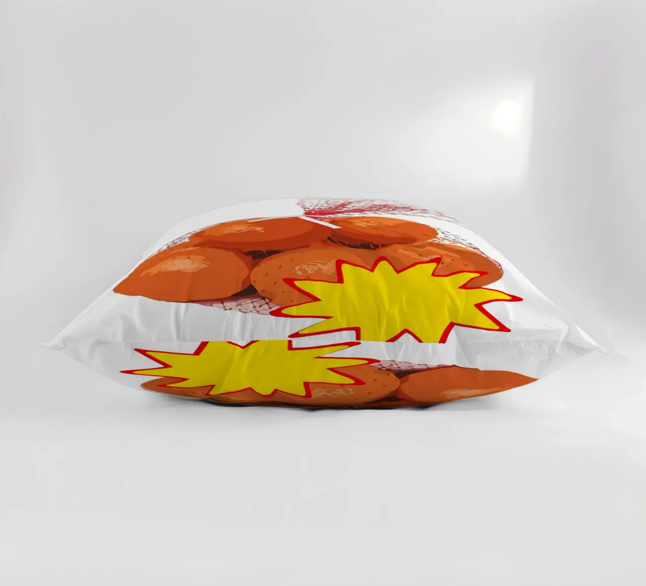 bundle of bright orange cuscino da ramosashop