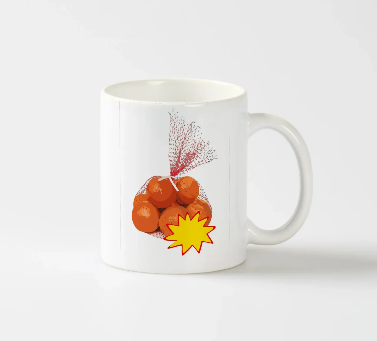 bundle of bright orange tazza in ceramica da ramosashop
