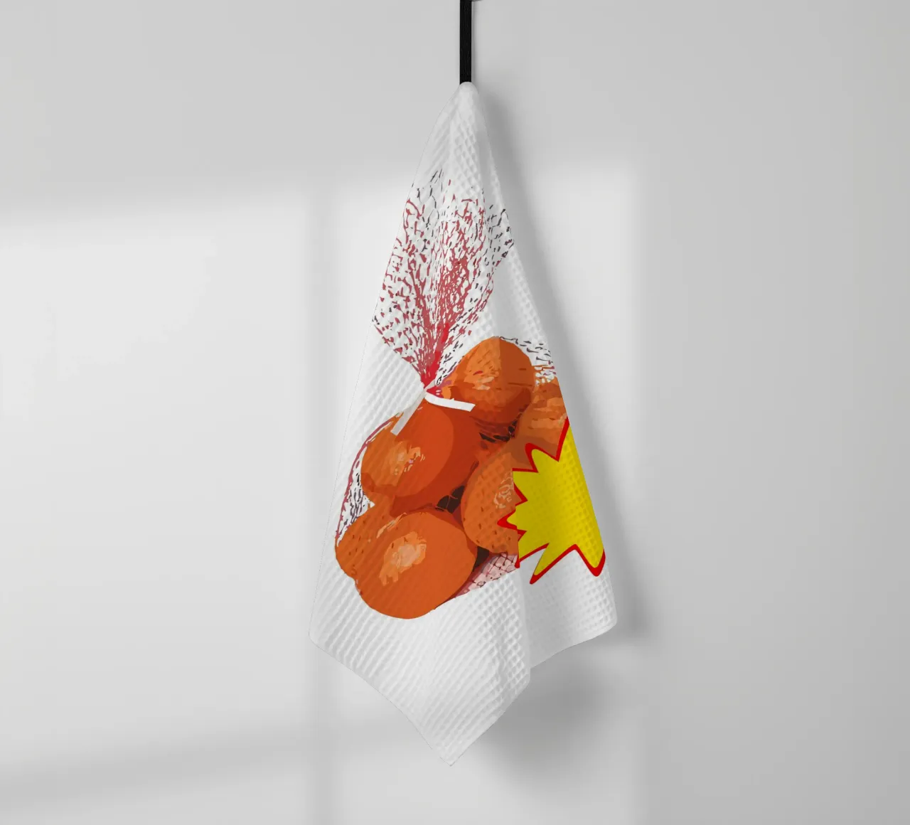 bundle of bright orange canovaccio da cucina da ramosashop