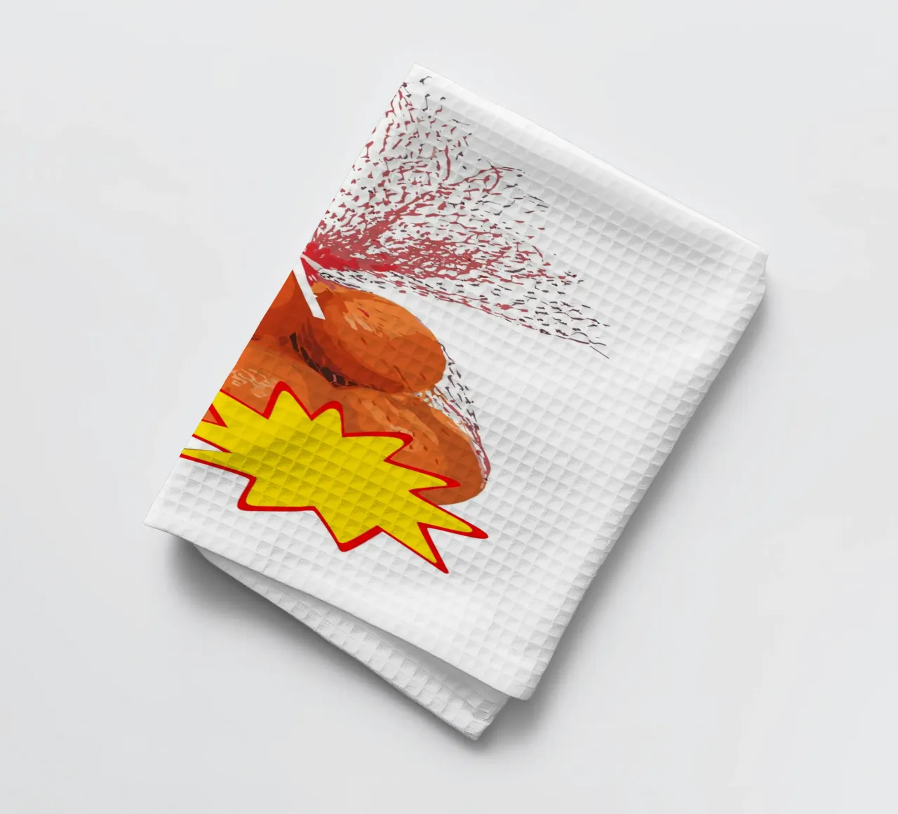 bundle of bright orange canovaccio da cucina da ramosashop