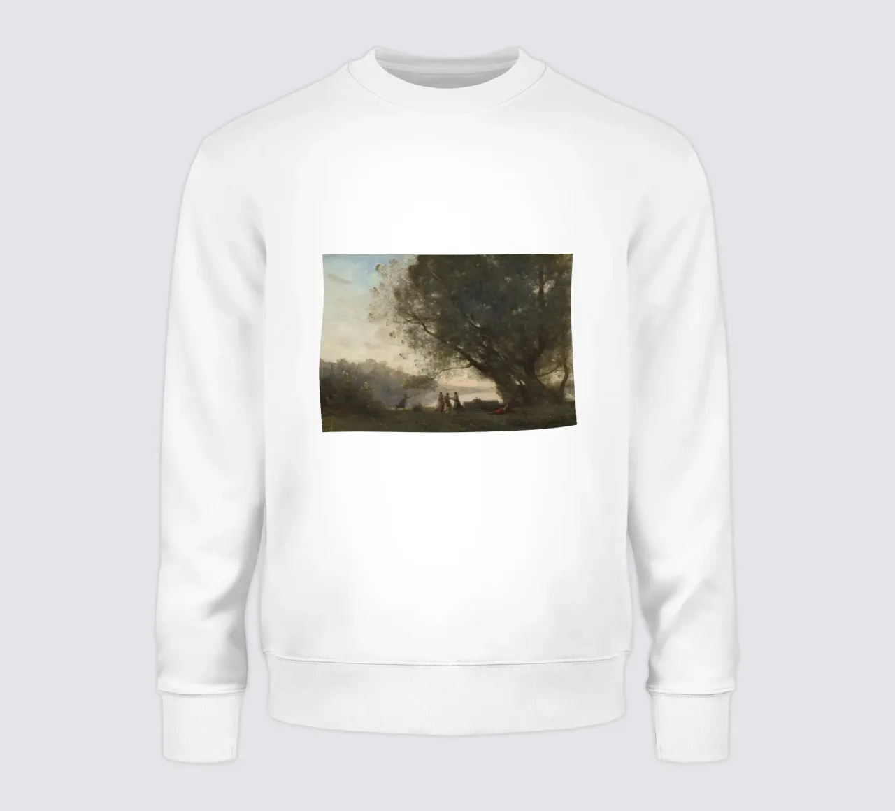Tanz unter den Bäumen am Rande des Sees Sweatshirt von Timeless Artworks