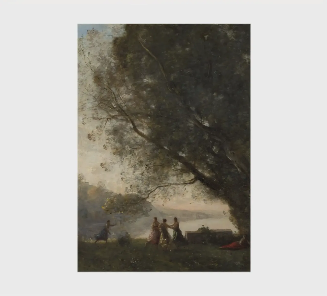 Dance under the Trees at the Edge of the Lake notebook by Timeless Artworks