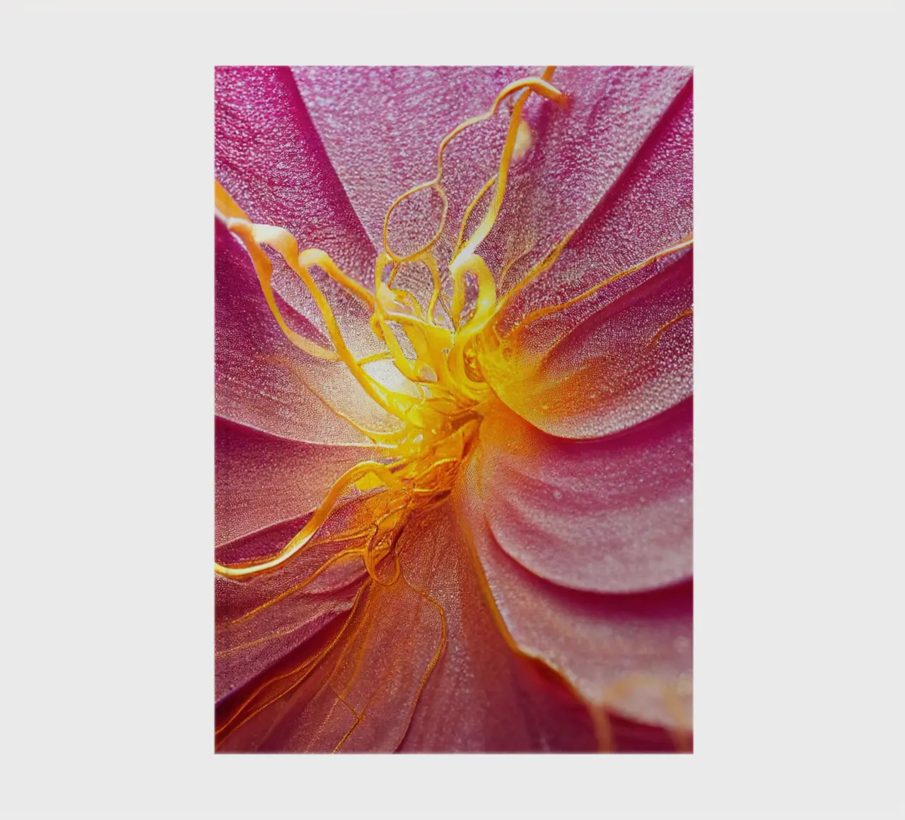 Macro Periwinkle Flower notebook by Bold Blooms