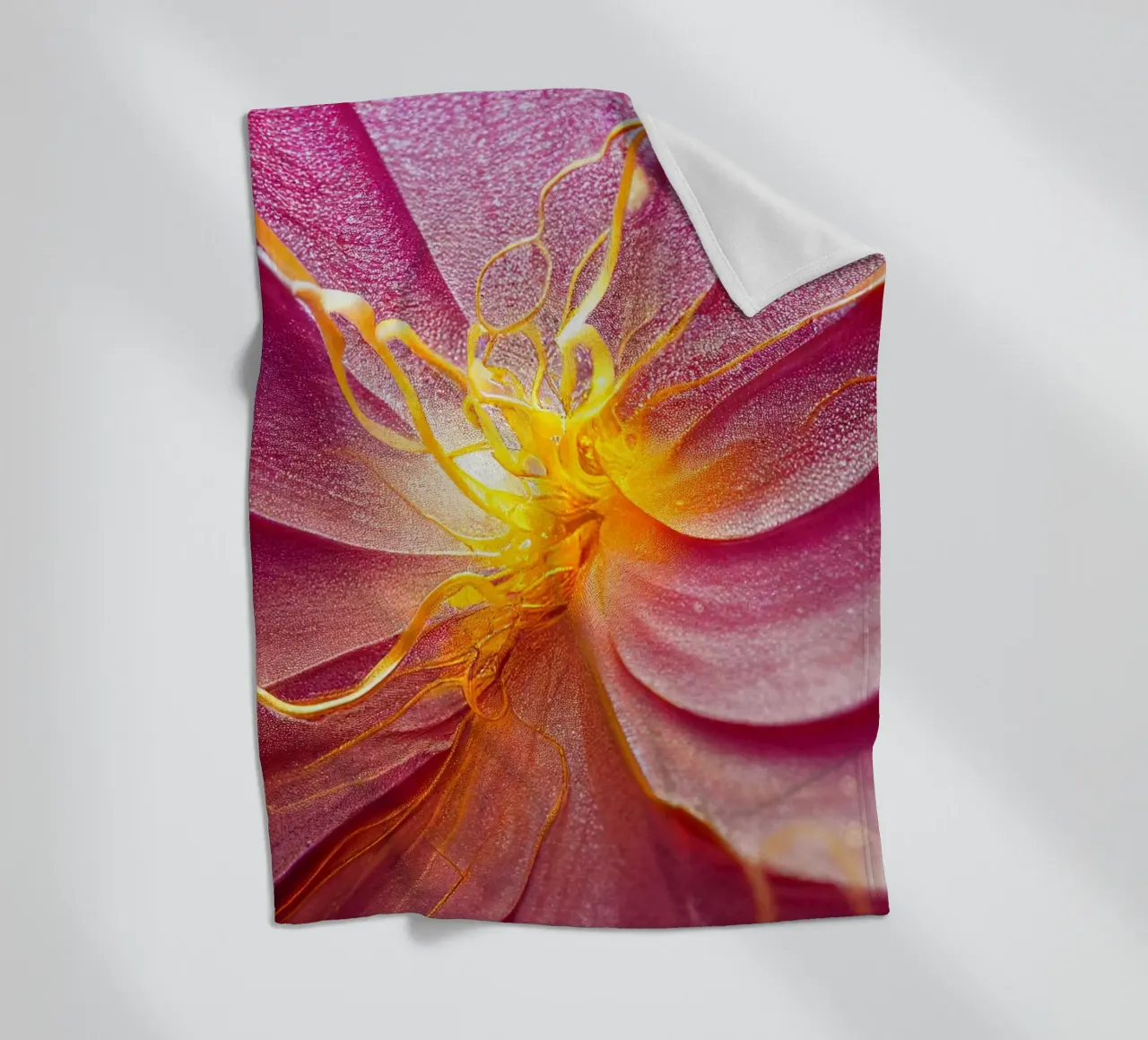 Macro fiore di pervinca coperta in pile da Bold Blooms