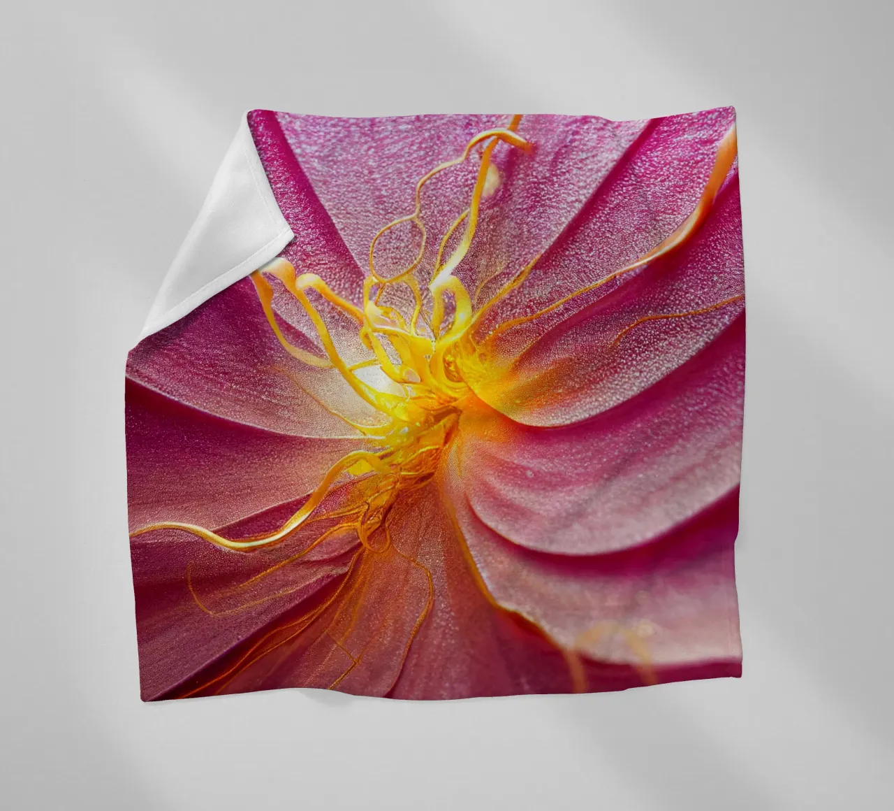Macro fiore di pervinca coperta in pile da Bold Blooms