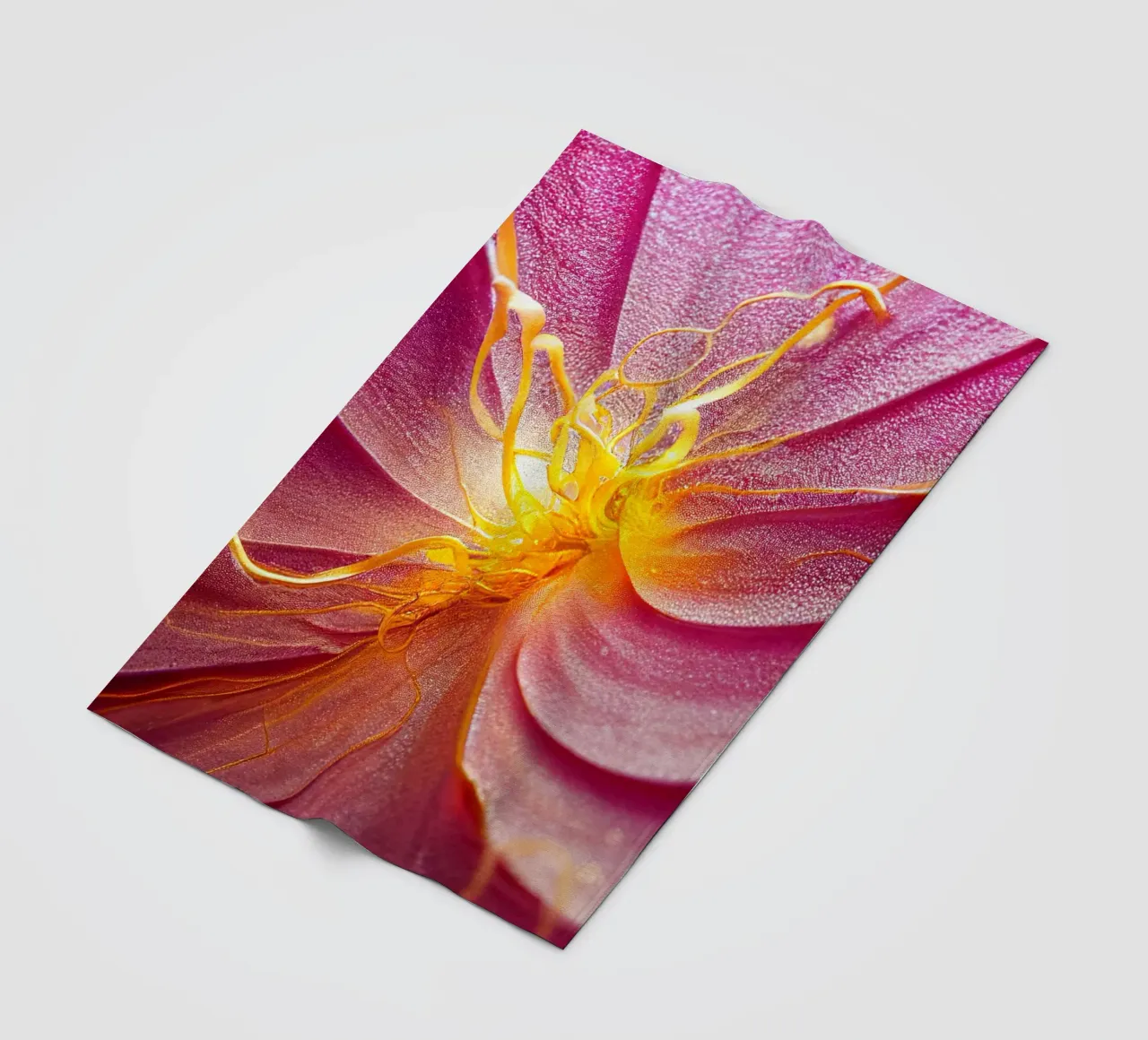 Macro fiore di pervinca coperta in pile da Bold Blooms