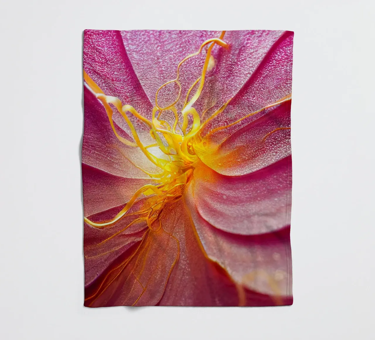 Macro fiore di pervinca coperta in pile da Bold Blooms